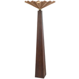 Peach Furrow Floor Lamp by Alora Lighting
