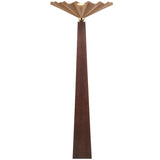 Peach Furrow Floor Lamp by Alora Lighting