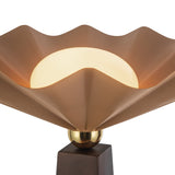 Peach Furrow Floor Lamp by Alora Lighting Details