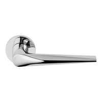 Peak Door Lever in Polished Chrome by Colombo Design