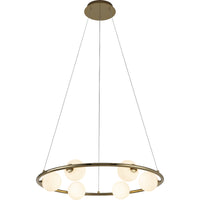 Pearl Circular Pendant By Page One Medium