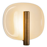 Pearl White-Vintage Brass Lustre Wall Sconce by Kuzco Lighting