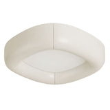 Pearl White Folio Flush Mount by Kuzco Lighting