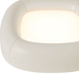 Pearl White Folio Flush Mount by Kuzco Lighting Details