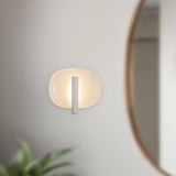 Pearl White Lustre Wall Sconce by Kuzco Lighting