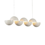 Pearl White Void Linear Pendant by Kuzco Lighting