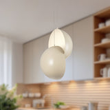 Pearl White Void Pendant by Kuzco Lighting