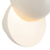 Pearl White Void Wall Sconce by Kuzco Lighting Details