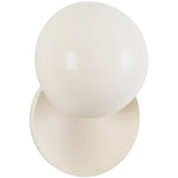 Pearl White Void Wall Sconce by Kuzco Lighting