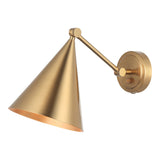Pearson Wall Sconce 10 Inch Aged Gold Brass