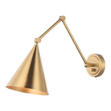 Pearson Wall Sconce 14 Inch Aged Gold Brass