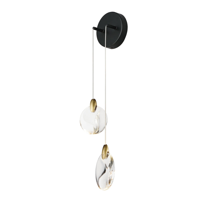 Pebble 2-Light Wall Sconce by ET2