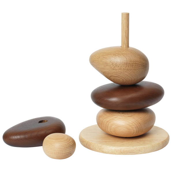 Pebble Stacking Blocks By Ferm Living - Front View
