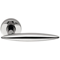 Pegaso Door Lever in Polished Chrome by Colombo Design
