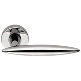 Pegaso Door Lever in Polished Chrome by Colombo Design