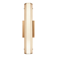 Pelermos Wall Sconce 18 Inch Aged Gold Brass