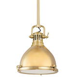Pelham Pendant - 10.5 Inch - Aged Brass by Hudson Valley
