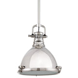 Pelham Pendant - 10.5 Inch - Polished Nickel by Hudson Valley