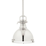 Pelham Pendant - 14 Inch - Polished Nickel by Hudson Valley