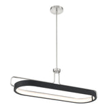 Pemberton Pendant 38 Inch Brushed Nickel by Eurofase