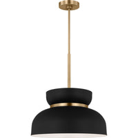 Pemberton Pendant — 12", Midnight Black, Midnight Black