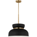 Pemberton Pendant — 12", Midnight Black, Midnight Black
