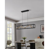 Penela Linear Suspension by Eglo - lifestyle room setting