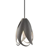 Pental Mini Pendant in Black by Hubbardton Forge