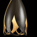 Pental Mini Pendant detail in Dark Smoke, by Hubbardton Forge