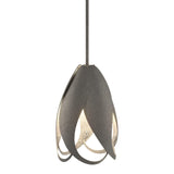 Pental Mini Pendant in Natural Iron by Hubbardton Forge