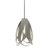 Pental Mini Pendant in Sterling by Hubbardton Forge
