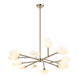 Peony Pendant 12-Light Champagne Gold