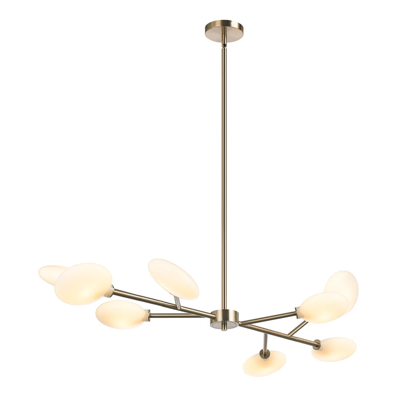 Peony Pendant 8-Light Champagne Gold