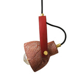 Pera Ceramic Pendant - Satin Brass