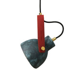 Pera Ceramic Pendant - Satin Brass