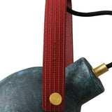 Pera Ceramic Pendant - Satin Brass