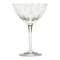 Perle Cocktail Goblet by Zafferano, Single / Transparent