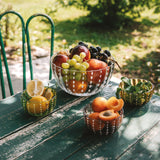 Perle Small Bowl Set of 4 Amber By Zafferano-Lifestyle View