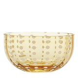 Perle Small Bowl Set of 4 Amber By Zafferano