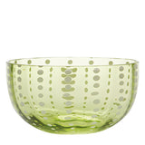 Perle Small Bowl Set of 4 Green Apple By Zafferano