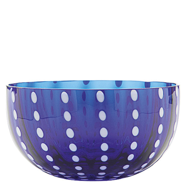 Perle Small Bowl Set of 4 Colbat Blue By Zafferano