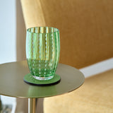 Perle Tumbler Set Of 2 British Green By Zafferano - Lifestyle View