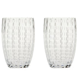 Perle Tumbler Set Of 2 Transparent By Zafferano