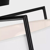 Perno Semi Flush Mount Aged Iron By Visual Comfort Studio - Detailed View