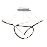 Perpetual LED Pendant by ET2 - 43 Inch, Black Chrome