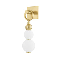Perrin Wall Sconce - Aged Brass by Hudson Valley