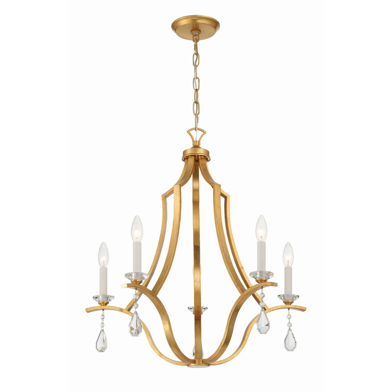 Perry Chandelier 25.5'' Antique Gold