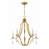 Perry Chandelier 25.5'' Antique Gold