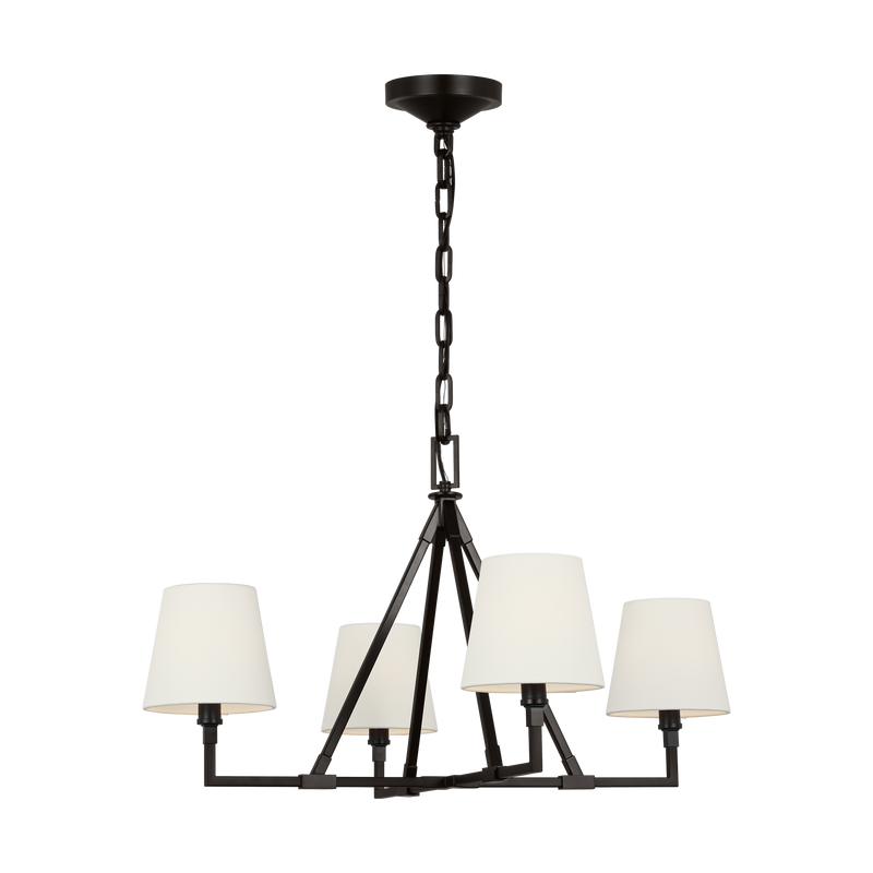 Perth Chandelier Aged Iron Medium By Visual Comfort Studio