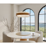 Petra Pendant with White Stone Accent by Accord in Dining Room